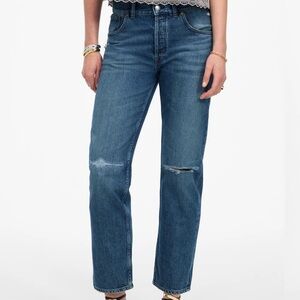 NWT Madewell The Dean Easy Straight Crop Jean - size 30